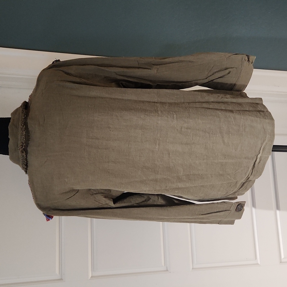 Embroidered Utility Jacket For Anthropologie By M… - image 7